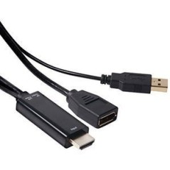 Club 3D CAC-2330 HDMI to DisplayPort 1.1 Adapter - High-Quality Connectivity for Stunning Displays!